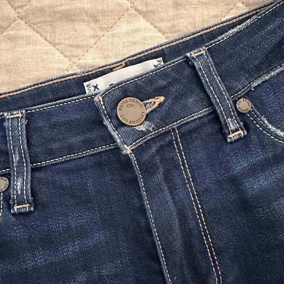 PAIGE | Jimmy Jimmy Short in Dark Blue Denim - Picture 4 of 5